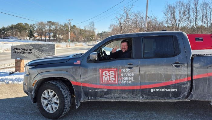 Gsms Truck At Manchester Animal Shelter