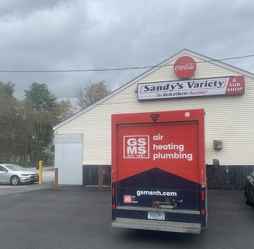 Gsms Truck At Sandys Variety In Auburn